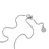 fasten the included 22in 18k white gold<br>chain at 22, 21, 20 inch lengths <span class='visuallyhidden'>Call, text 323-404-2959 for shopping help.</span>